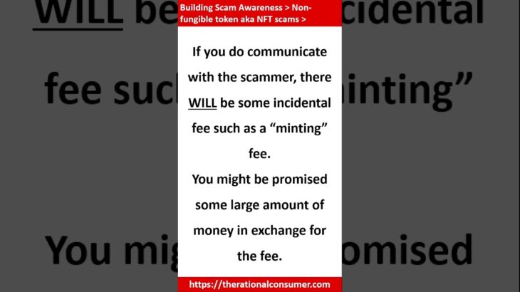 Non-fungible token aka NFT scams. #NFT #scams