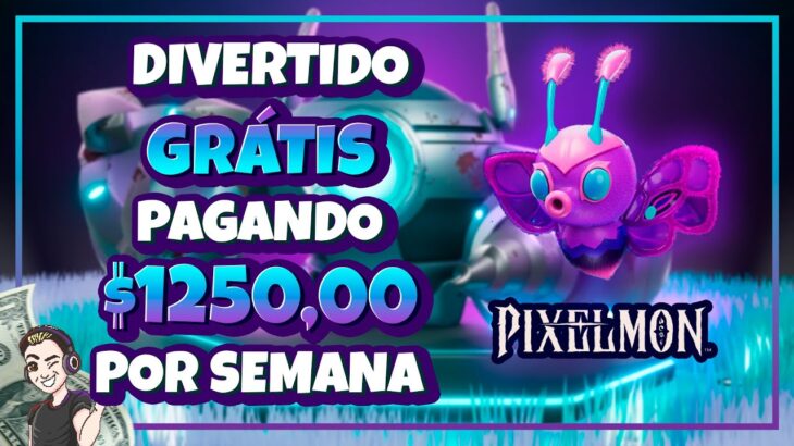 Pixelmon – Novo jogo NFT Grátis Pagando $1250 Dólares em Pool por Semana – KEVIN THE ADVENTURER