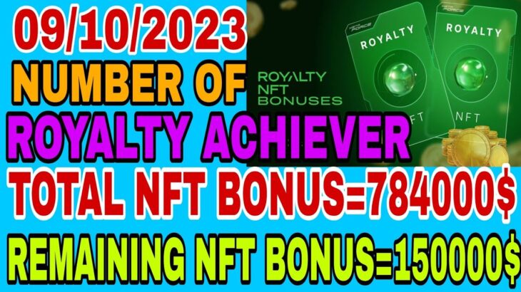 TODAY NEW LATEST UPDATES✅ OF NFT ROYALTY BONUS📌 IN META FORCE🎯 TOTAL NFT BONUS🏆=784000📌 FROM LADO👍