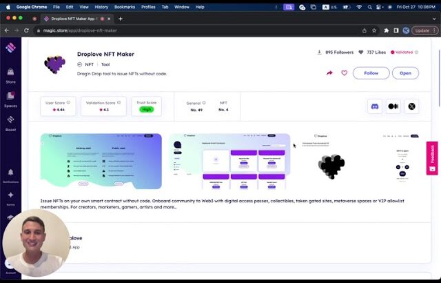 What is Droplove NFT Maker? Droplove NFT Maker on the Magic Store – Droplove NFT Maker Review