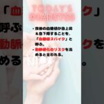 【２型糖尿病】[血糖値の変化をモニターする] 測定２日目〜血糖値スパイクは動脈硬化のリスクを高める