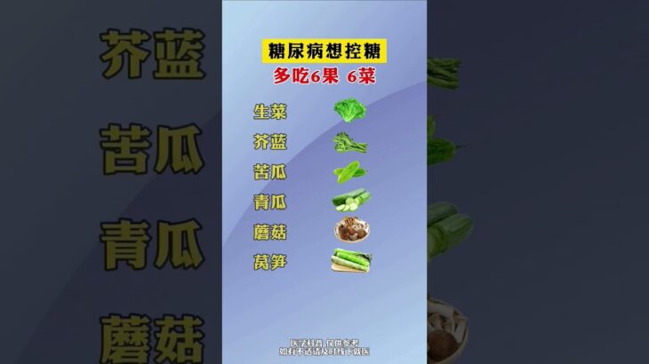 糖尿病饮食 #医学科普