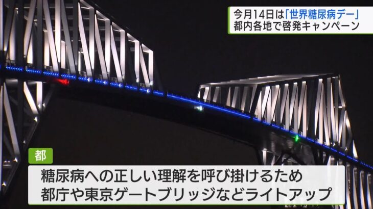 今月14日は「世界糖尿病デー」正しい理解求め啓発キャンペーン開始