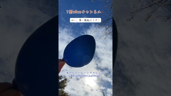 《糖尿病》ブルーバルーンチャレンジ💙※拡散希望✨【1型nicoチャンネル】#1型糖尿病#糖尿病#type1diabetes