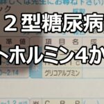 2型糖尿病メトホルミン４か月