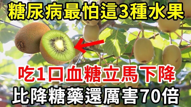 糖尿病最怕這3種水果，比降糖藥厲害70倍，90歲老人才吃1次，60年的糖尿病竟消失了，從此血糖再沒升高過！