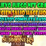 APRENDE TODO DE ESTE NUEVO JUEGO |  SUMMONERS LEAGUE JUEGO NFT