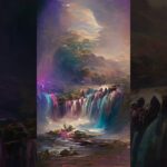 Animated waterfall NFT.  https://bit.ly/3Re5VSW          #waterfall #sol #solana #solananft #nft