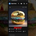 Burger Nft AI #nft #criptocurrancy #shortsvideo