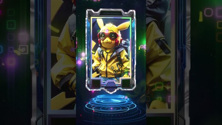 CARTA 3D NFT PIKACHU