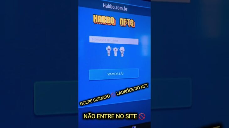 CUIDADO COM GOLPE DO FALSO PRESENTE NFT!🚫 NÃO ENTRE NO SITE 🚫 #habbobr #habbobrpt #games