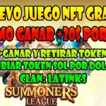 GANA +20$ DOLARES EN UN DIA |  SUMMONERS LEAGUE JUEGO NFT