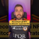 Gli NFT su Bitcoin stracciano per volumi gli NFT su Ethereum…ma occhio a questa collezione