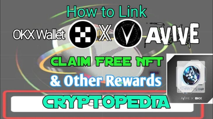 How to Link Avive on OKX Wallet | Claim Free NFT & Tokens Daily | Quiz Correct Answers | Cryptopedia