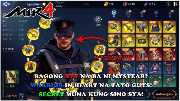 MIR4 – MYSTEAR NFT NA BA? BAGONG WARRIOR NA TAYO GUYS? ETO ANG BAGONG CHAR NA GINAGAMIT KO! – F2P