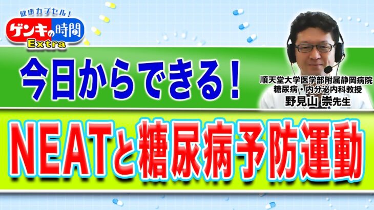 今日からできる！NEATと糖尿病予防運動(健康カプセル！ゲンキの時間)