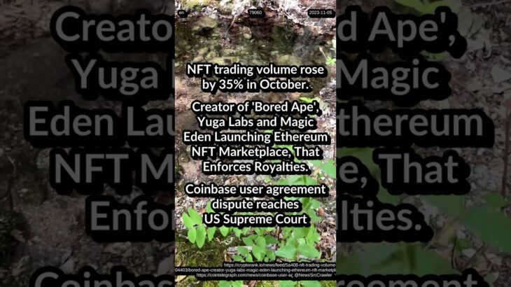 NFT trading 35%+ Yuga Labs, Magic Eden’s Ethereum NFT Marketplace. Coinbase agreement Supreme Court