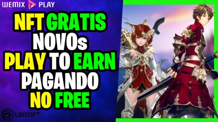 NOVOs PLAY TO EARNs CHEGANDO – NFT PAGANDO NO FREE  – FREE MINT E MUITAS OPORTUNIDADES