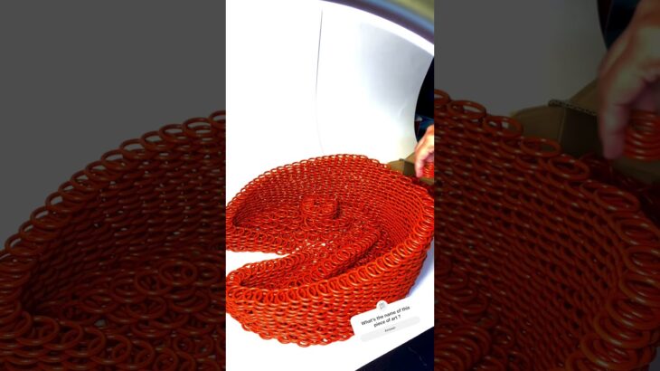 Part2- over 1300 ⭕️ ring have been used in this 3D. #art #NFT #artist #artwork