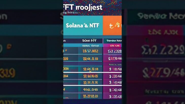 Principal Proyecto de NFT de Solana Aumenta 122% en la Semana. #proyecto #NFT #solana #SolanaNFTs