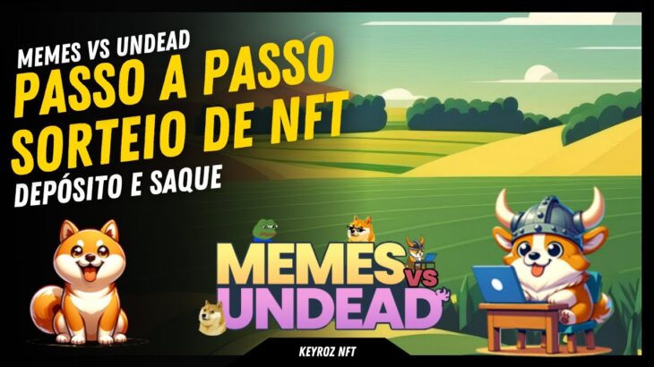 SORTEIO DE NFT E COMO JOGAR🍀NOVO PVU🍀 MEMES VS UNDEAD – PLAY TO EARN