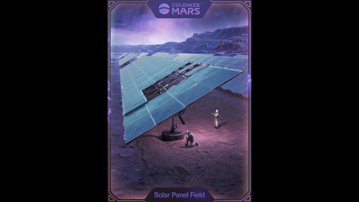 Solar Panel Field NFT CARD #shorts