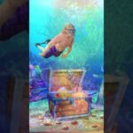 Treasure Underwater  #digitalart #nft #metaverse #animation #cryptocurrency #animated #eth #children