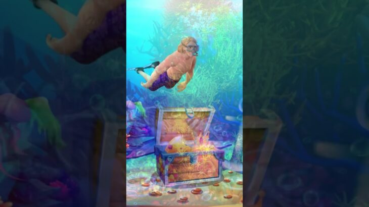 Treasure Underwater  #digitalart #nft #metaverse #animation #cryptocurrency #animated #eth #children