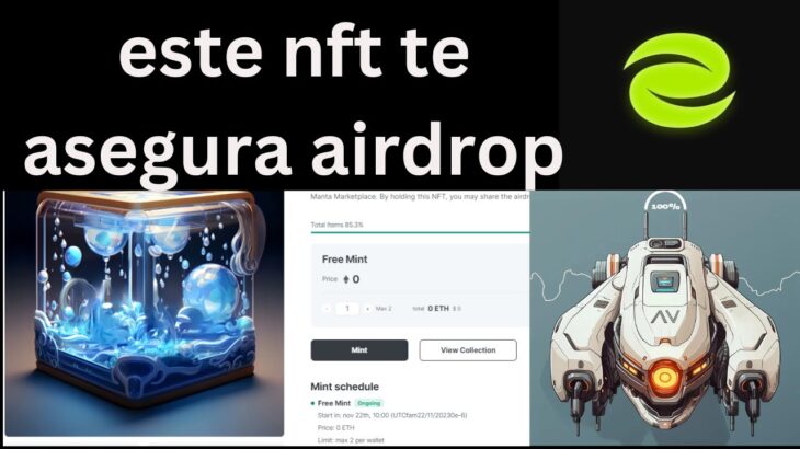 cobra nft  en manta (te asegura airdrop) starknet y airdrop de eesee