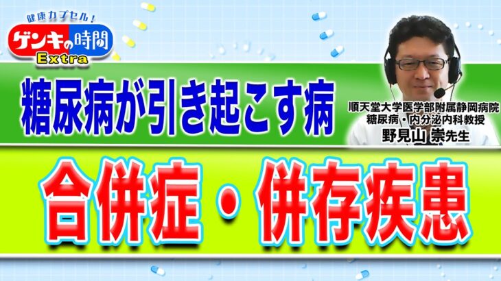 糖尿病が引き起こす病　合併症・併存疾患(健康カプセル！ゲンキの時間)