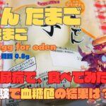 【人体実験】糖尿病の血糖値、コレ食べたらどうなった？【おでんのたまご】100gあたり 糖質 0.8g