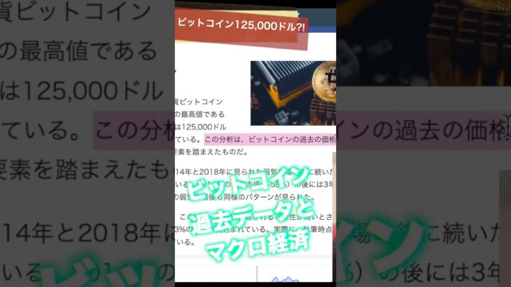 ビットコイン2024年 125,000ドル?! NFTまり