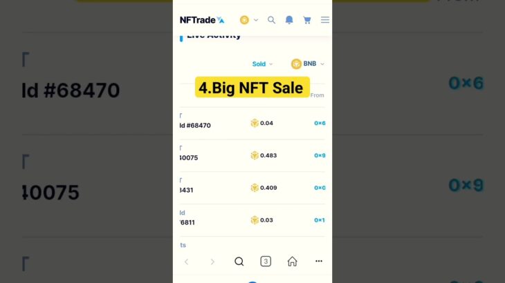 4 Big NFT Sale on NFT Trade #meoworld #earningwithkasim #nft #Nftupdate