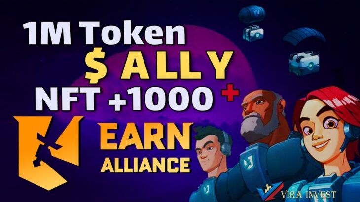 ایردراپ 500 دلاری earnalliance | یک میلیون توکن و +1000 NFT