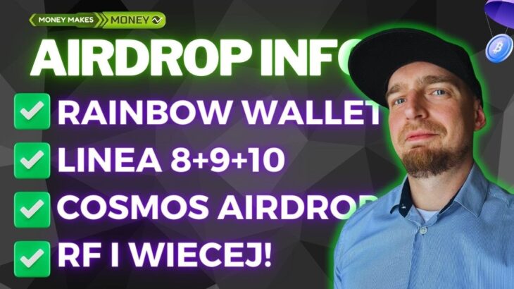 AirDrop INFO ✅ Linea 8+9+10 Scrol NFT + Cosmos Airdrops + Sonorus + RobotsFarm