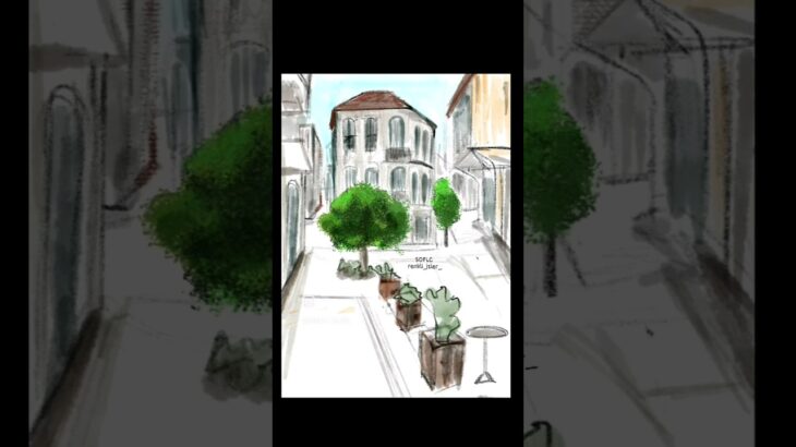 Antakya Sokakları 💜 #nft #procreate #nftart #air #illustration #antakyahatay #ipad #nfts