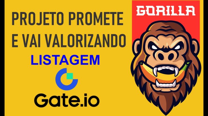 GORILLA – MISTURA DE MEMECOIN, DEX, NFT. VAI DECOLANDO