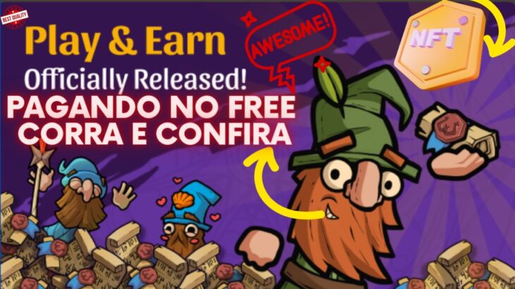 LANÇOU E ESTA PAGANDO FREE TO PLAYER E NFT! JOGO INCRIVELMENTE BOM! WIZARRE! CONFIRA