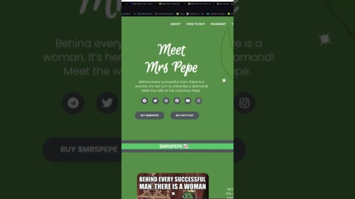 Learn About Mrs.Pepe in under a minute! #nft #cryptocurrency #pepecrypto #ethereum #eth #memecoins