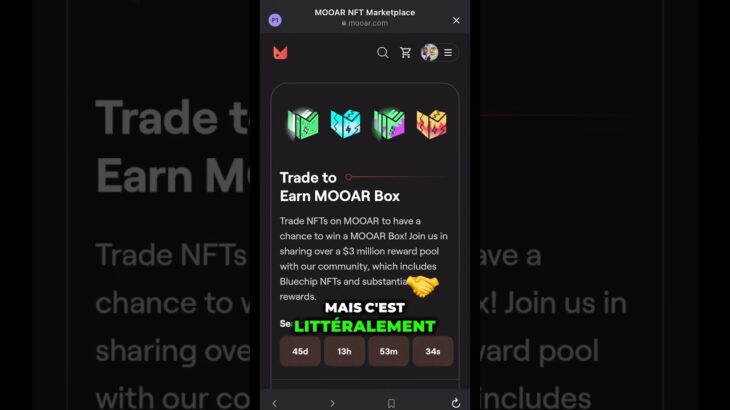 MOOAR devient plateforme NFT numéro 1️⃣ sur SOLANA❗️WTF🤯 #crypto #solana #web3 #gmt #nft