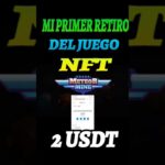 PRUEBA DE RETIRO 📤 DEL JUEGO NFT METEOR 🚀 MINE, #Viral #juego #NFT