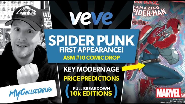 SPIDER PUNK First Appearance NFT Comic Drop on Veve! Full Review and Price Predictions!