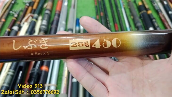 Video 913 : Cần Câu Nhật Bãi Daiwa Khoen Fuji ✓ Cần NFT 4m2 Cứng 35 Nội Địa Nhật Thành Công 21/12