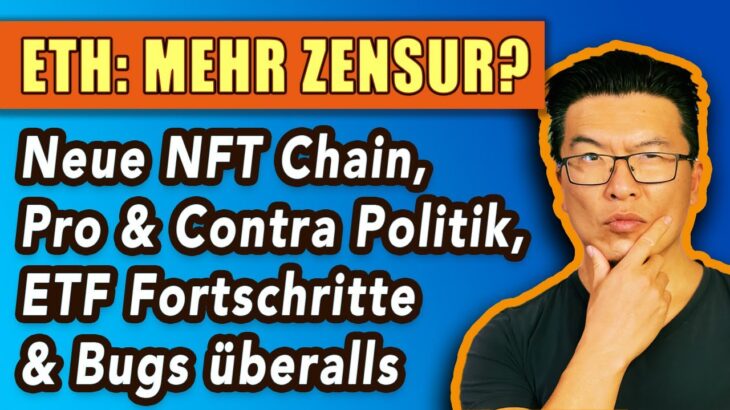 Zensur stärker, Frame NFT Chain, ETF Fortschritt, Solana Airdrops, Levana Dump