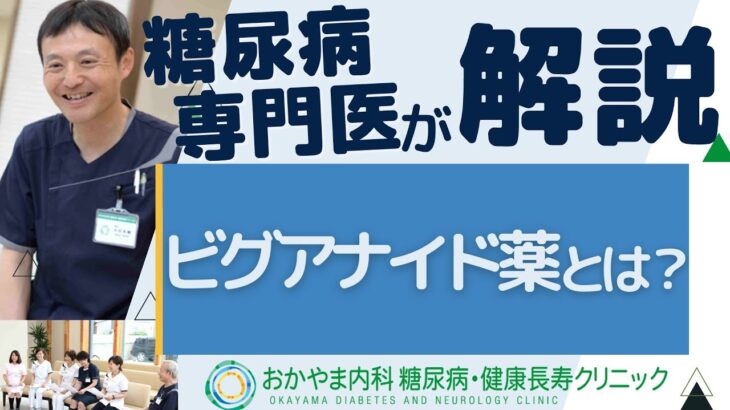 ビグアナイド薬とは？糖尿病に治療薬として使用されるお薬について｜おかやま内科糖尿病・健康長寿クリニック｜医師による糖尿病についての動画講座