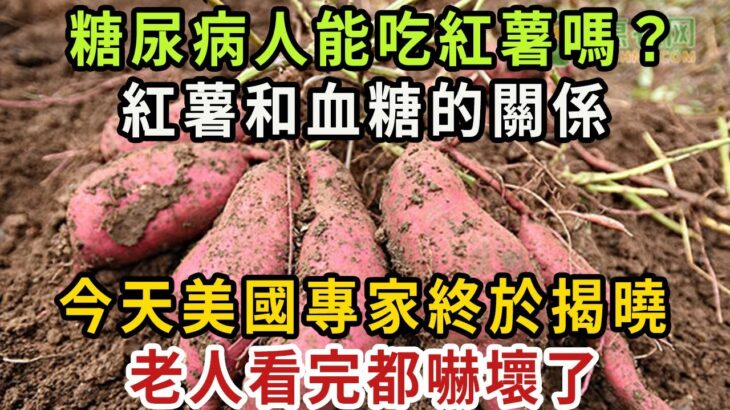 糖尿病人可以吃紅薯嗎？紅薯和血糖的關係，今天醫生終於揭曉答案，看完後嚇出一身冷汗！建議所有人都花2分鐘看看【健康管家】