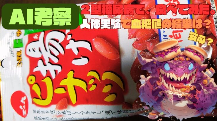 【人体実験】糖尿病の血糖値、コレ食べたらどうなった？【揚げピーナッツ】炭水化物 6.6 g