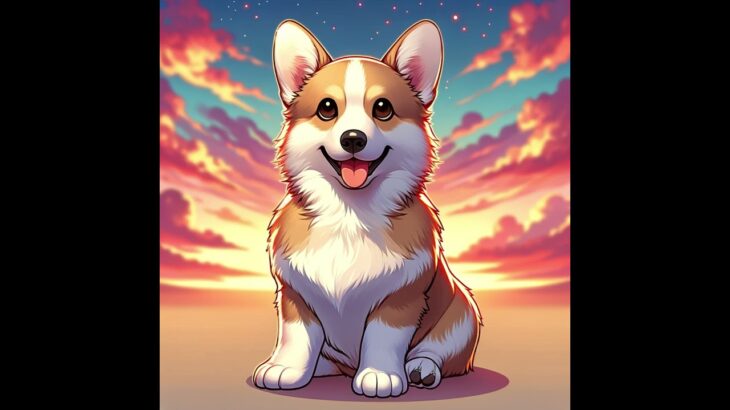 A Pembroke Welsh Corgi dog in an NFT art style.  #prompt #chatgpt #chatgptprompts #chatgpt4 #gpt4