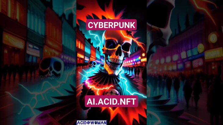 AI CYBERPUNK ACID ART #art #ai #midjourney #nft #opensea #future #cyberpunk