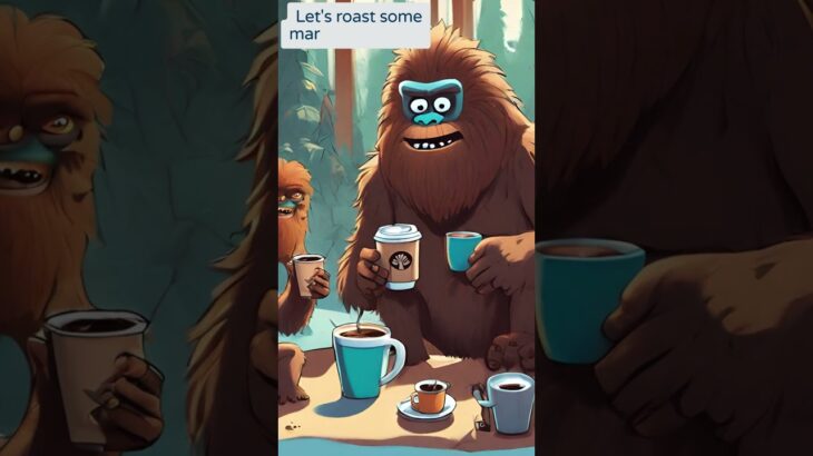 Bigfoot Tea Party #aiart #nft